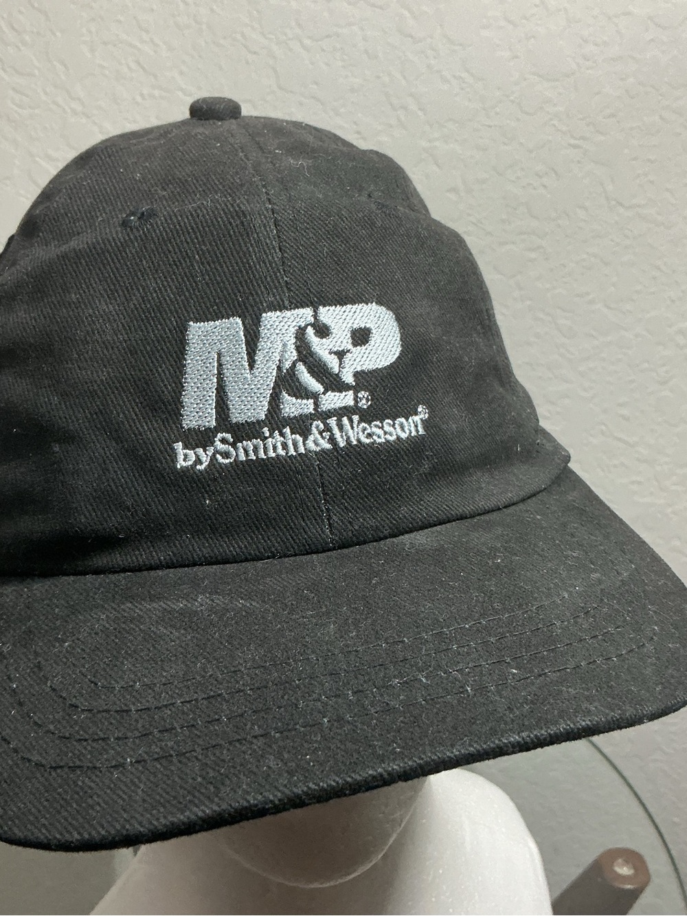 🎯Smith & Wesson M&P Embroidered Strapback Hat Black Dad Cap